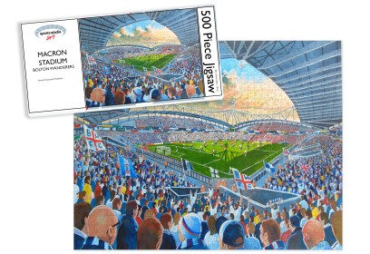 Macron Stadium Fine Art Jigsaw Puzzle - Bolton Wanderers FC
